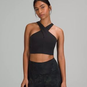 Lululemon Nulu Wrap Front long line bra